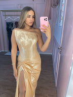 Golden Glaze Dress