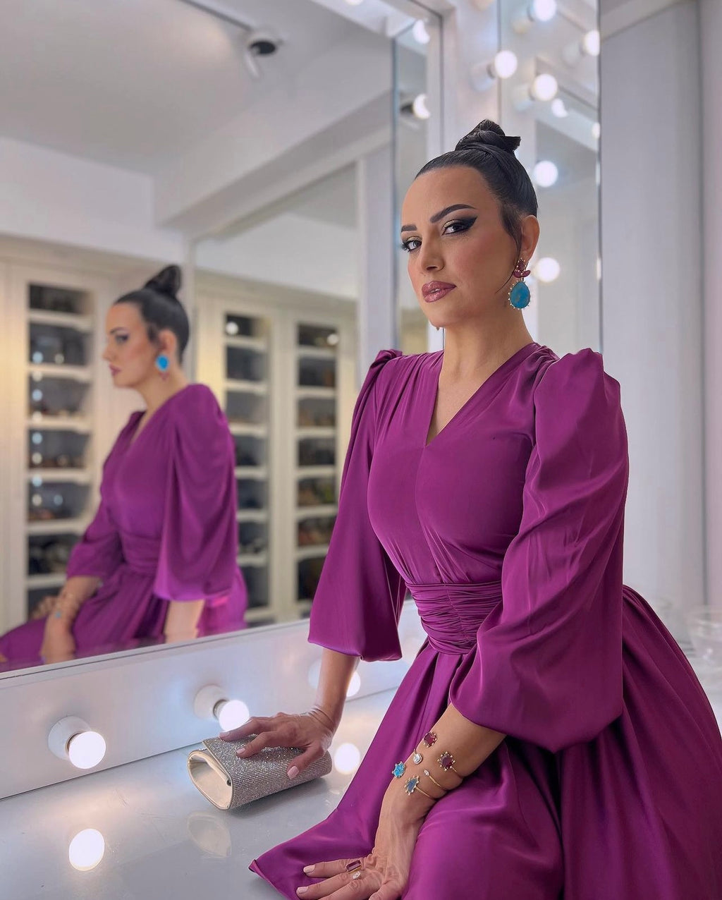 Chic Violet Dress