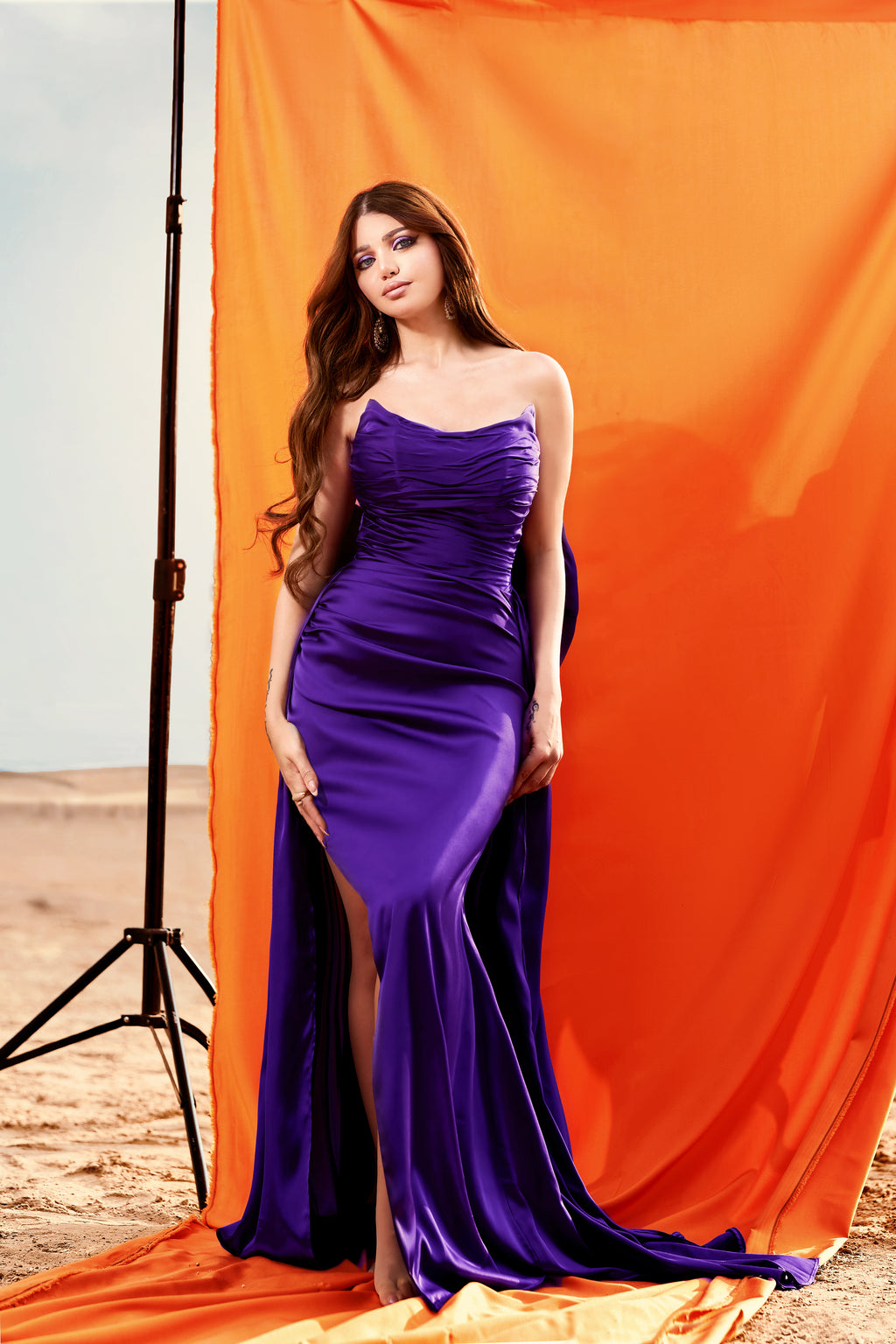 Violet bow dress