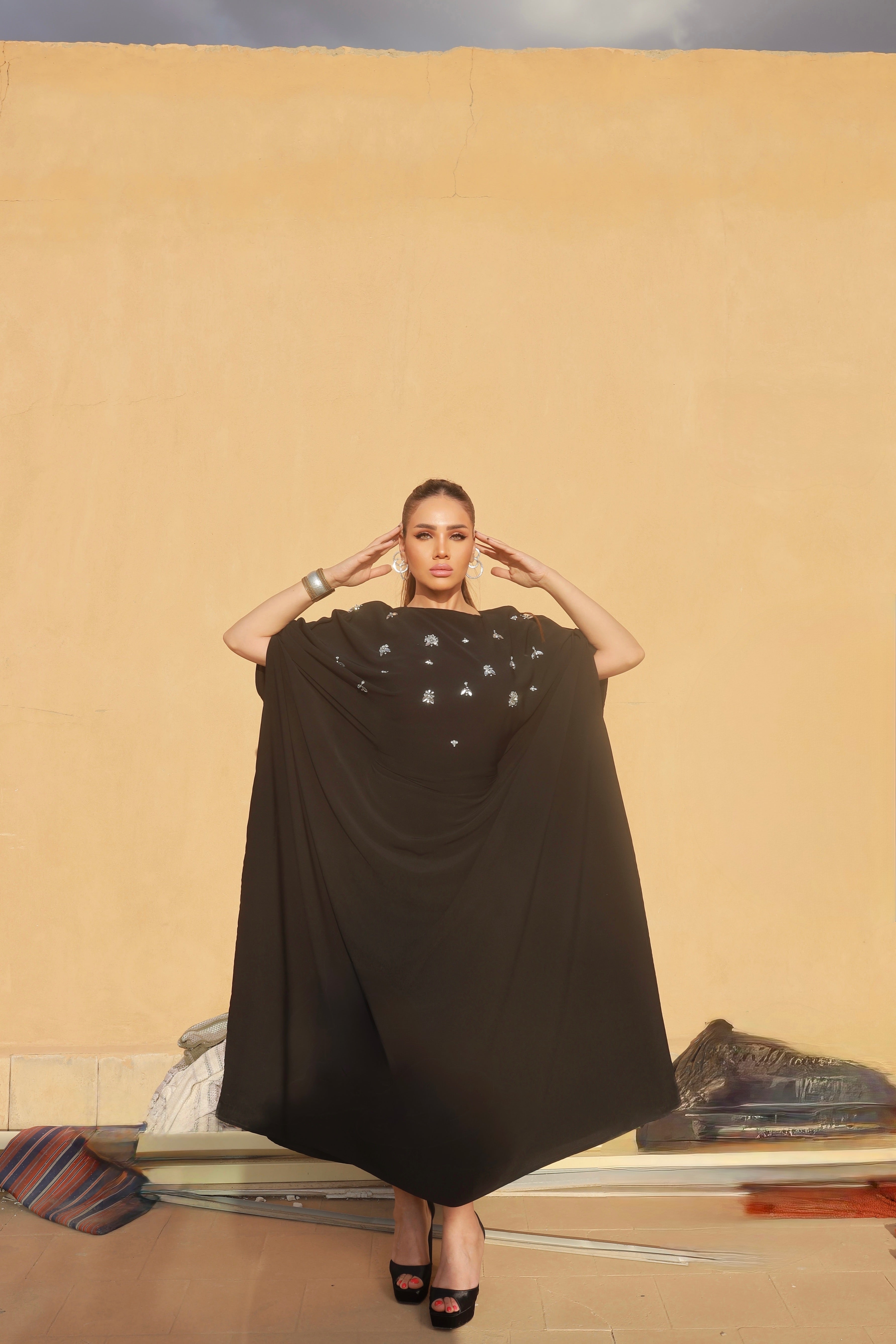 Embroidered Cape
