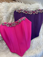 Jeweled Ivory Bodice