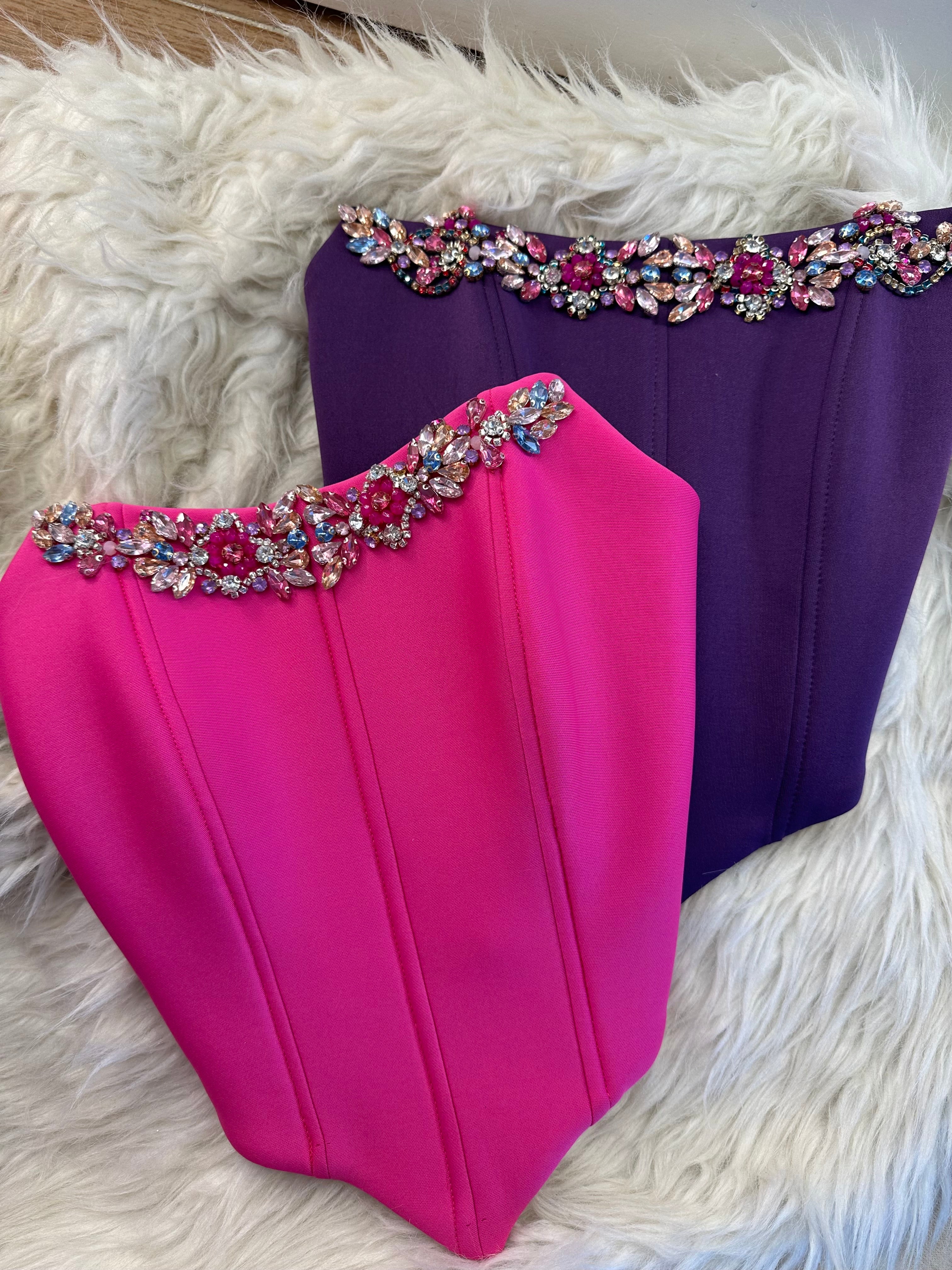 Jeweled Ivory Bodice