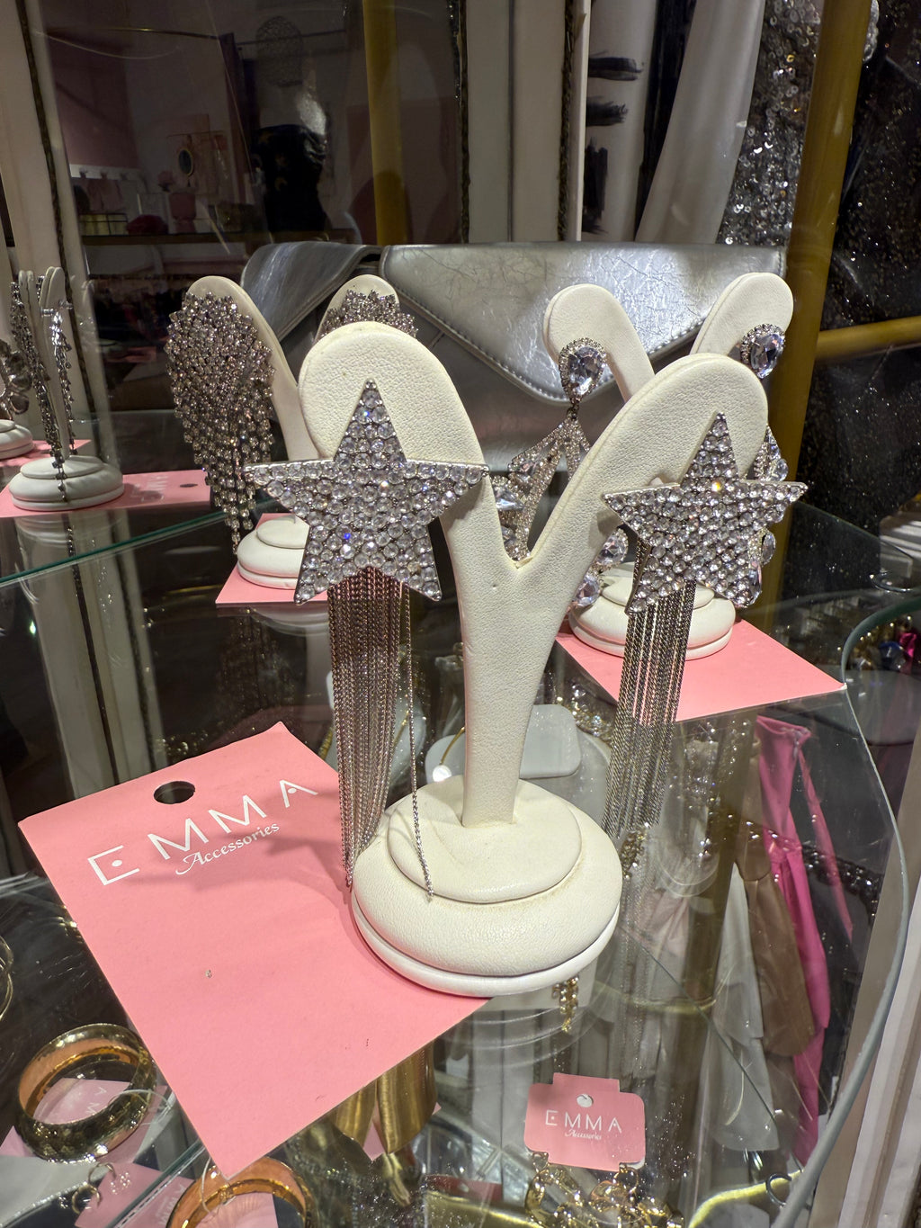 Silver Star Earrings