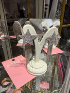 Silver Star Earrings