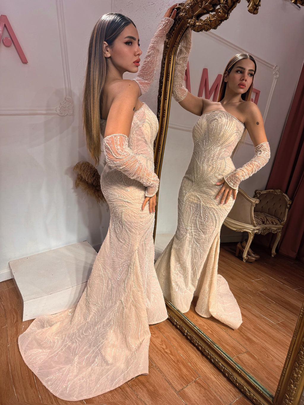 Champagne Royal Dress