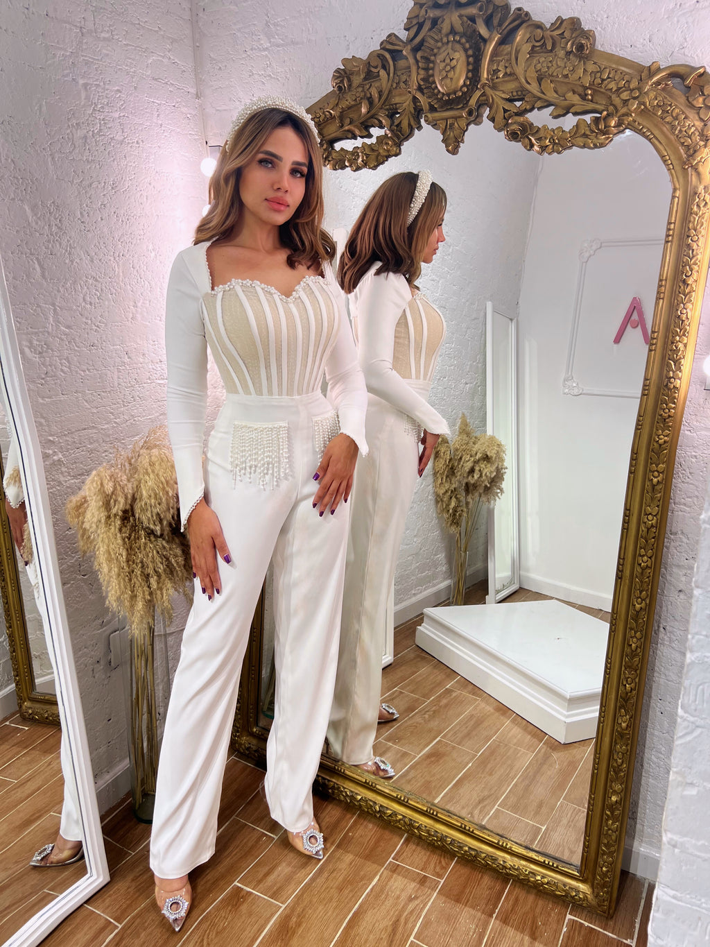 White Swan Jumpsuit