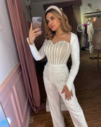 White Swan Jumpsuit