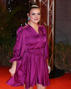 Chic Violet Dress