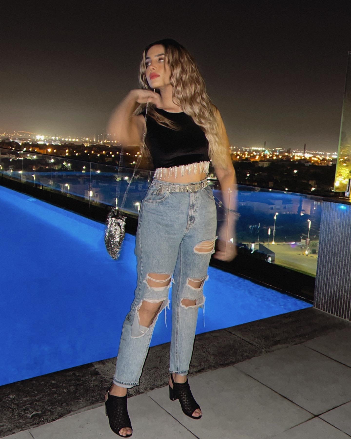 Velvet Fringed Top