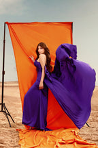 Violet bow dress
