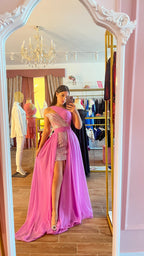 Pink Fishtail Dress