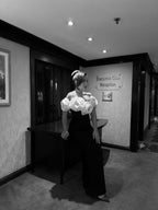 Monochrome Flowered Muse