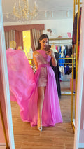 Pink Fishtail Dress