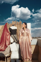 Rose Metallic Gown