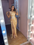 Golden Glaze Dress