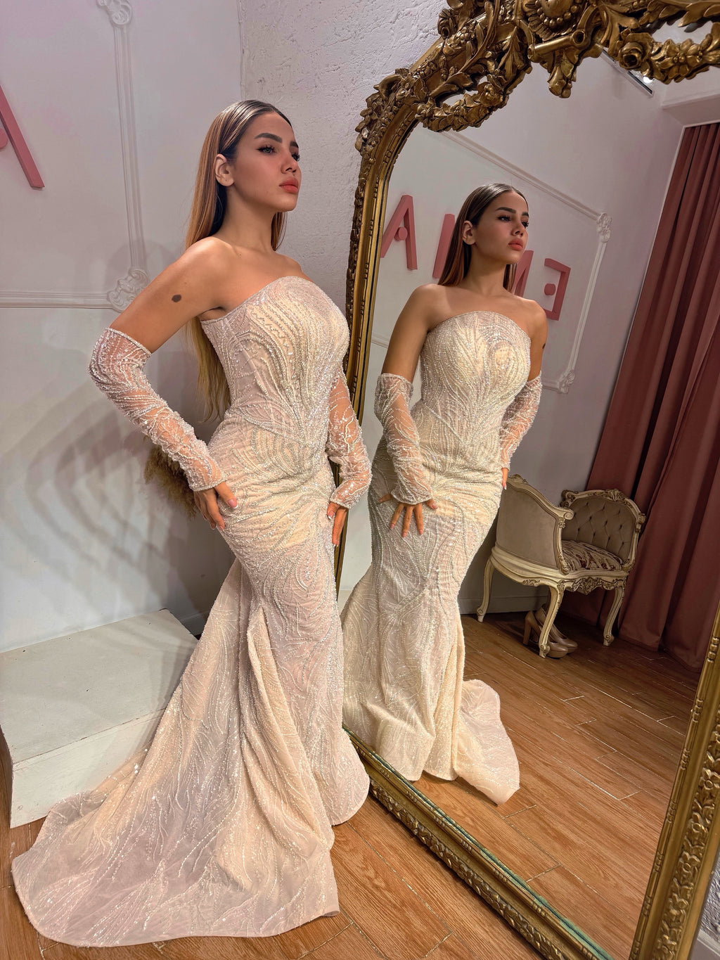 Champagne Royal Dress