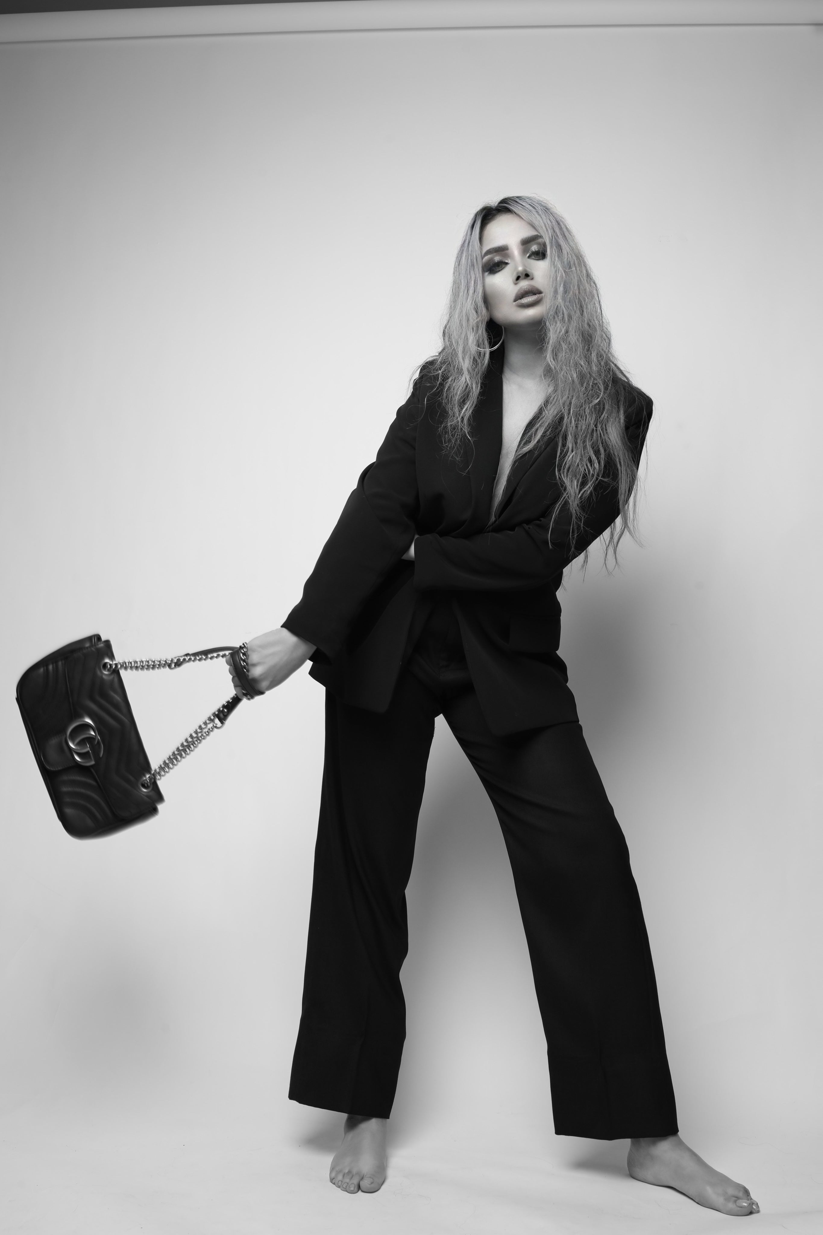 Matte suit