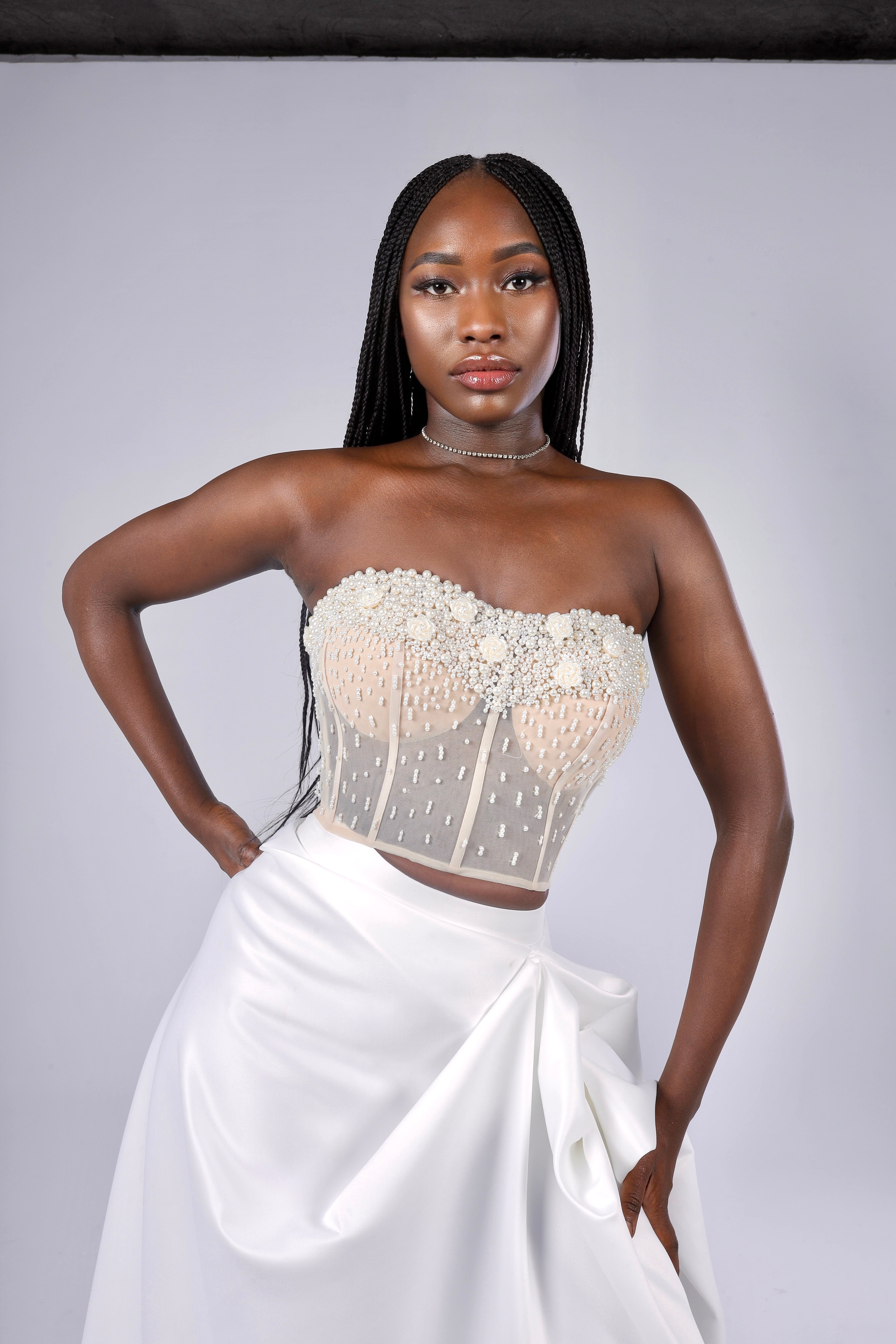 Glam Bride Corset Set