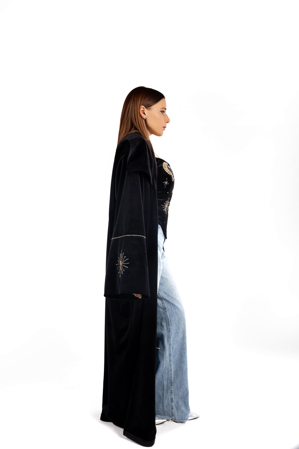 Celeste Velvet Kaftan