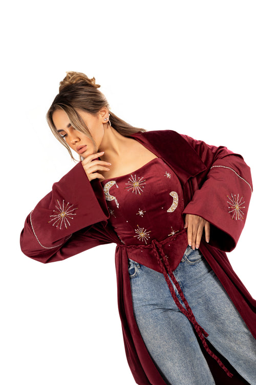 Celeste Velvet Corsage