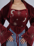 Celeste Velvet Corsage