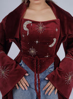 Celeste Velvet Corsage