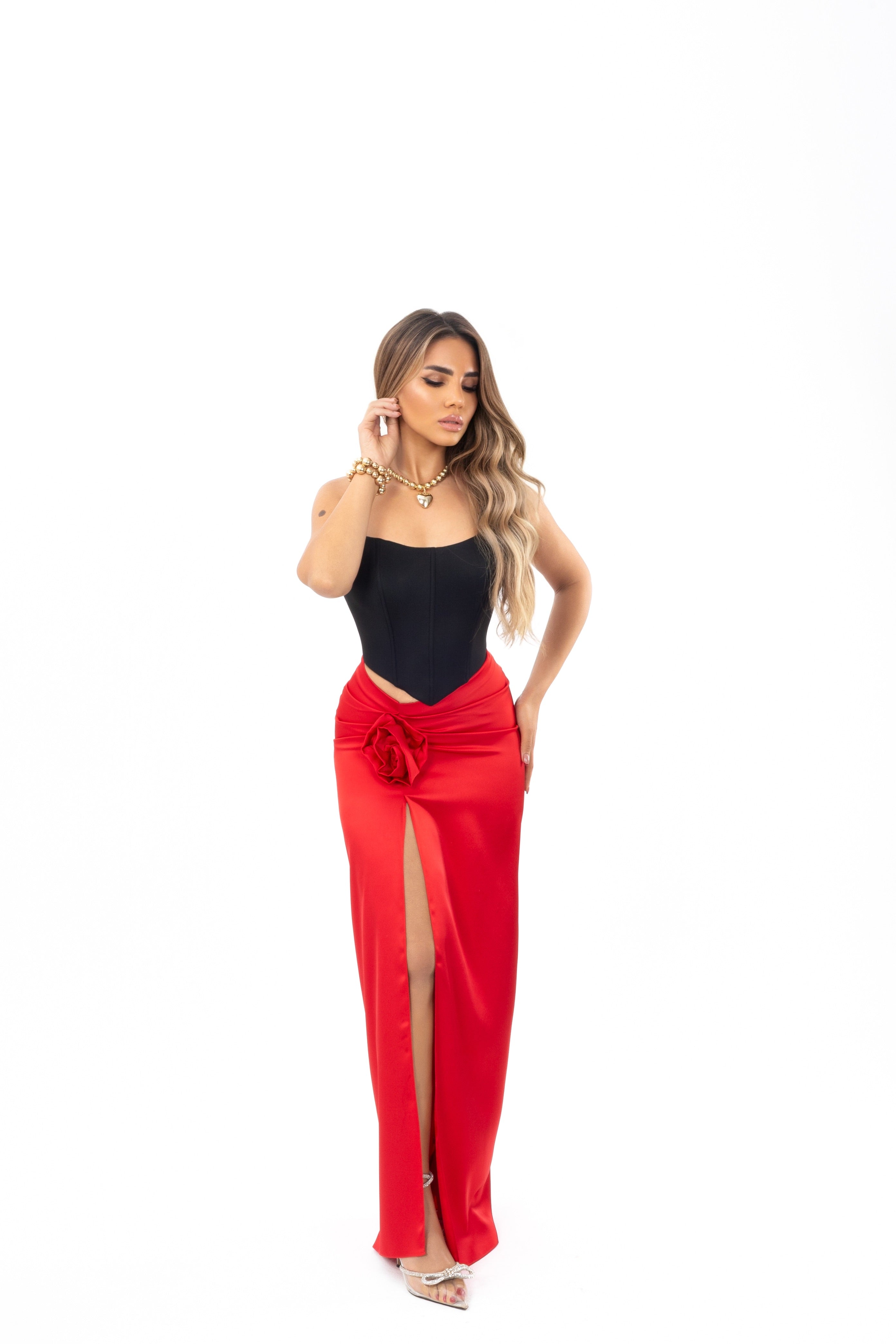 Scarlet Rose Gown