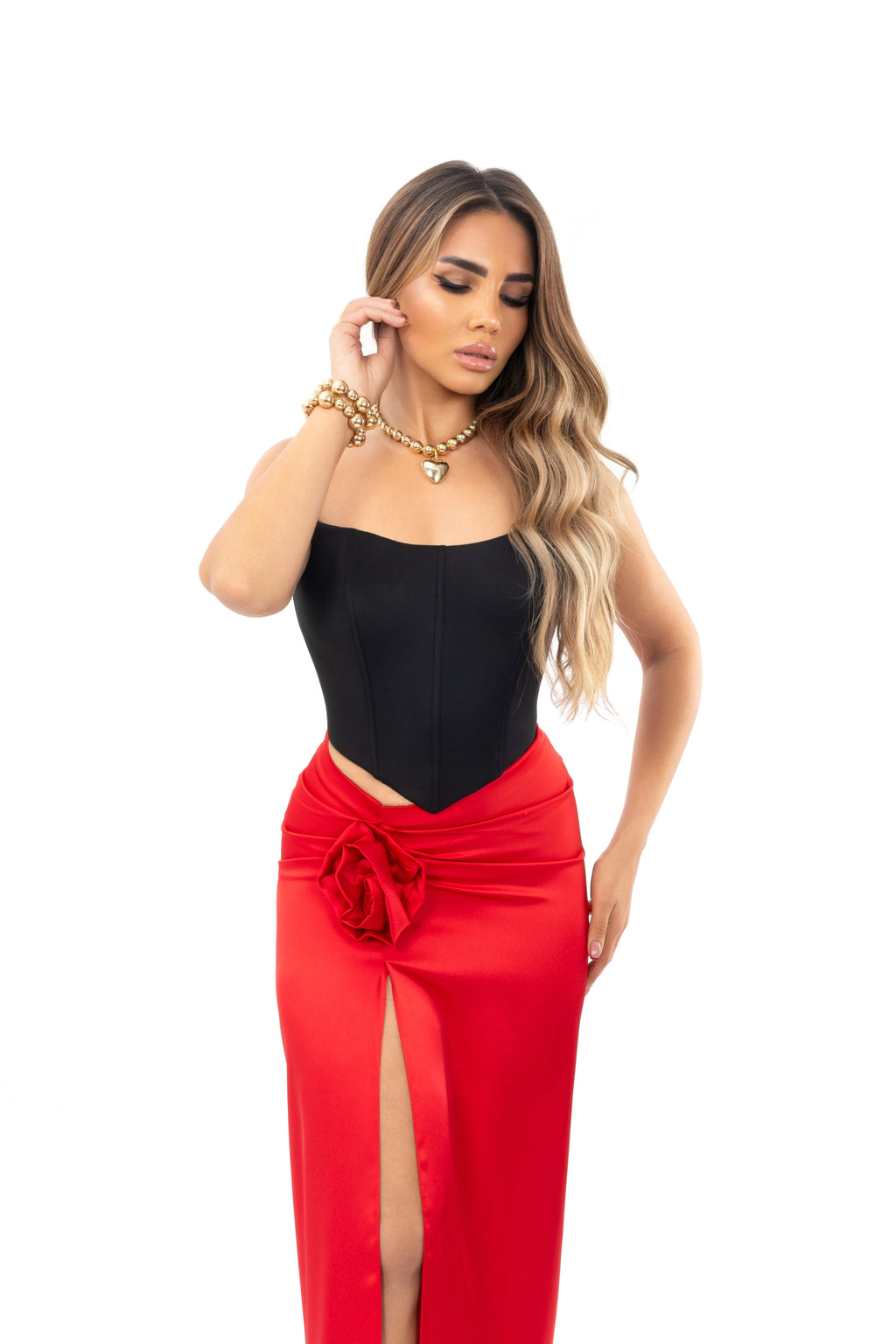 Scarlet Rose Gown