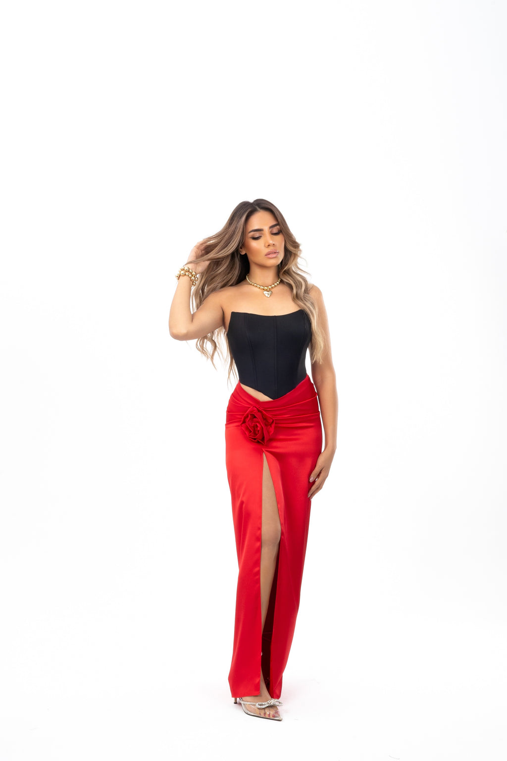Scarlet Rose Gown