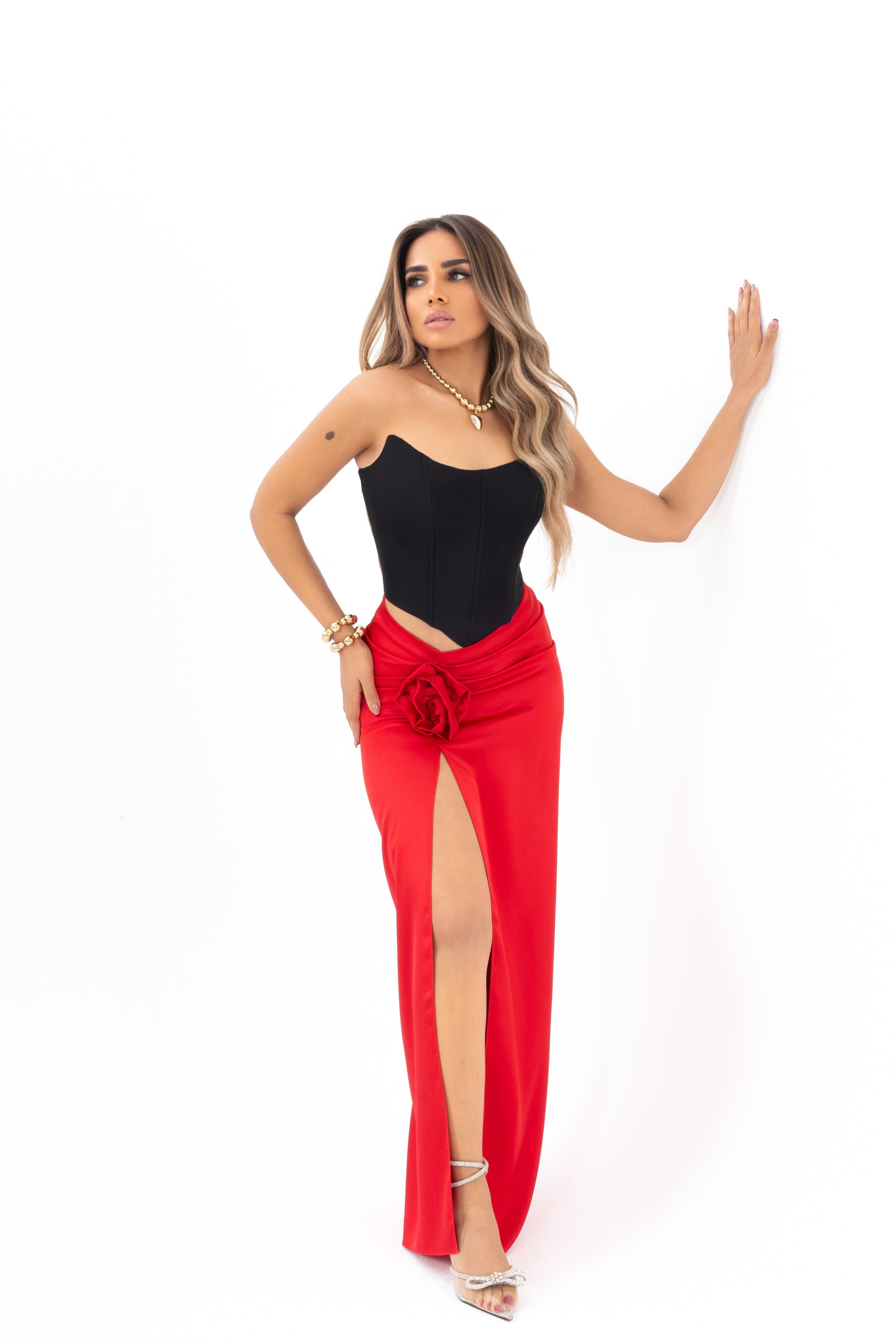 Scarlet Rose Gown