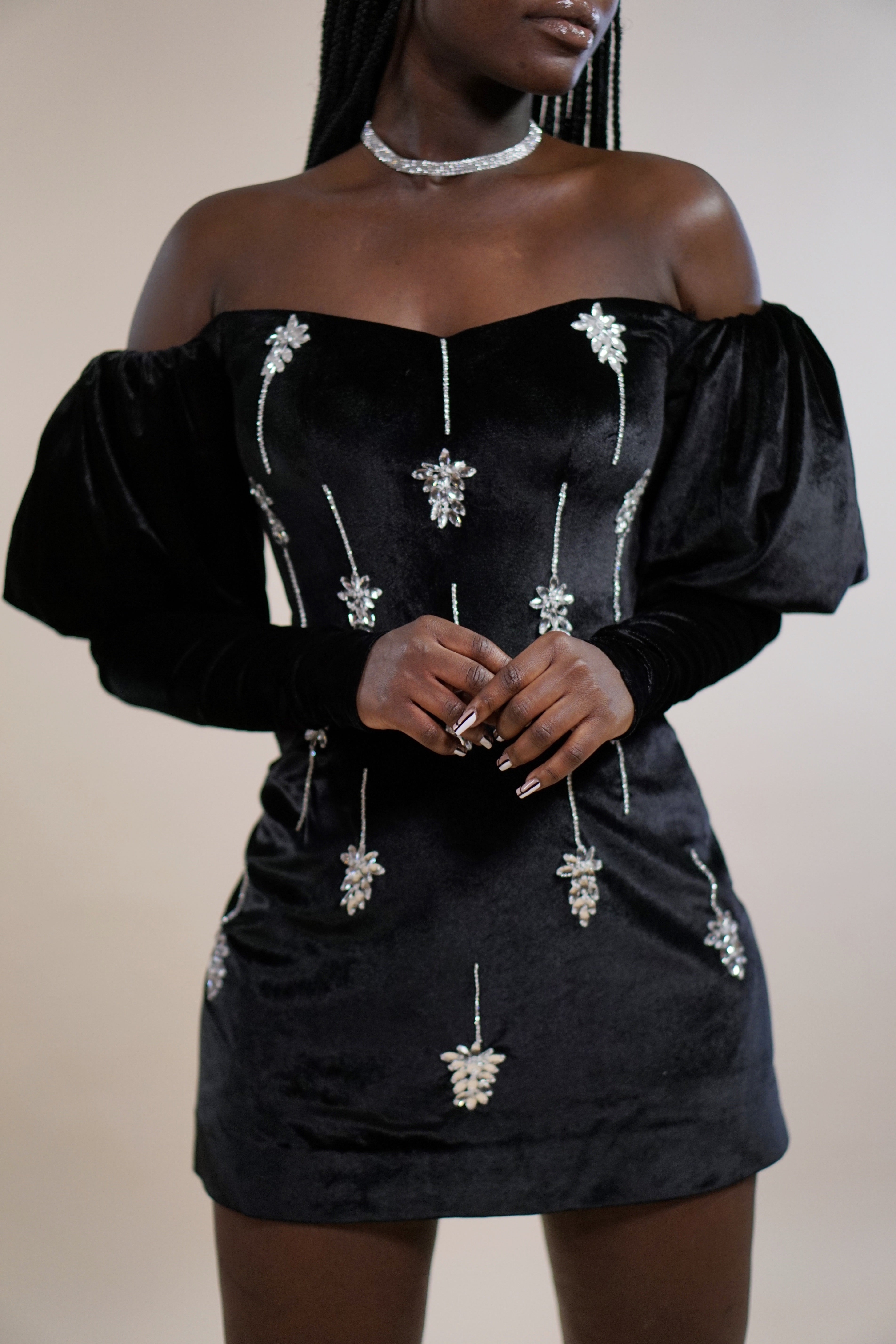 The Velvet Stardust Dress