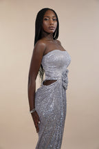 The Silver Flora Gown
