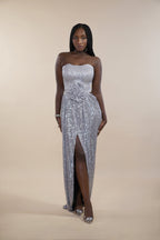 The Silver Flora Gown