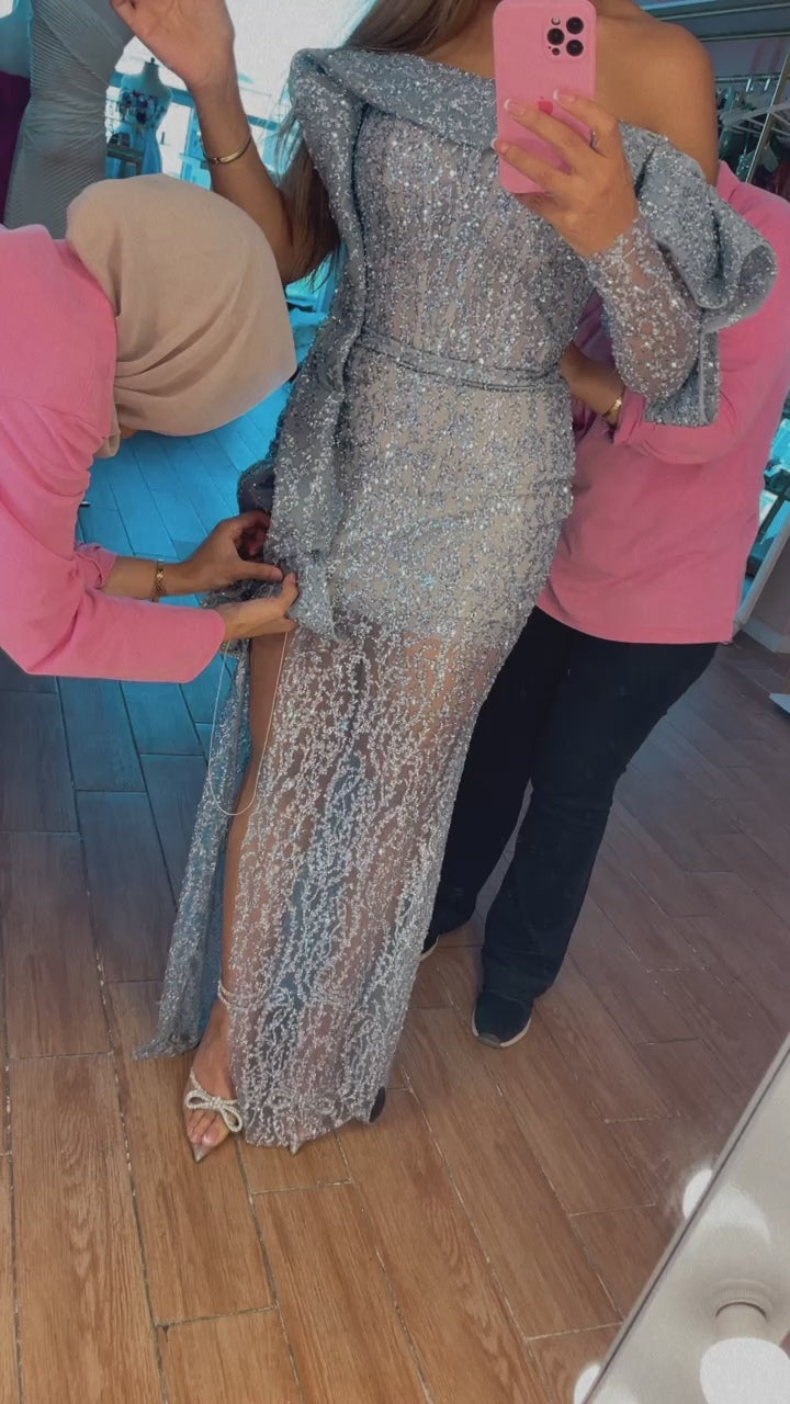 Silver stone Dress
