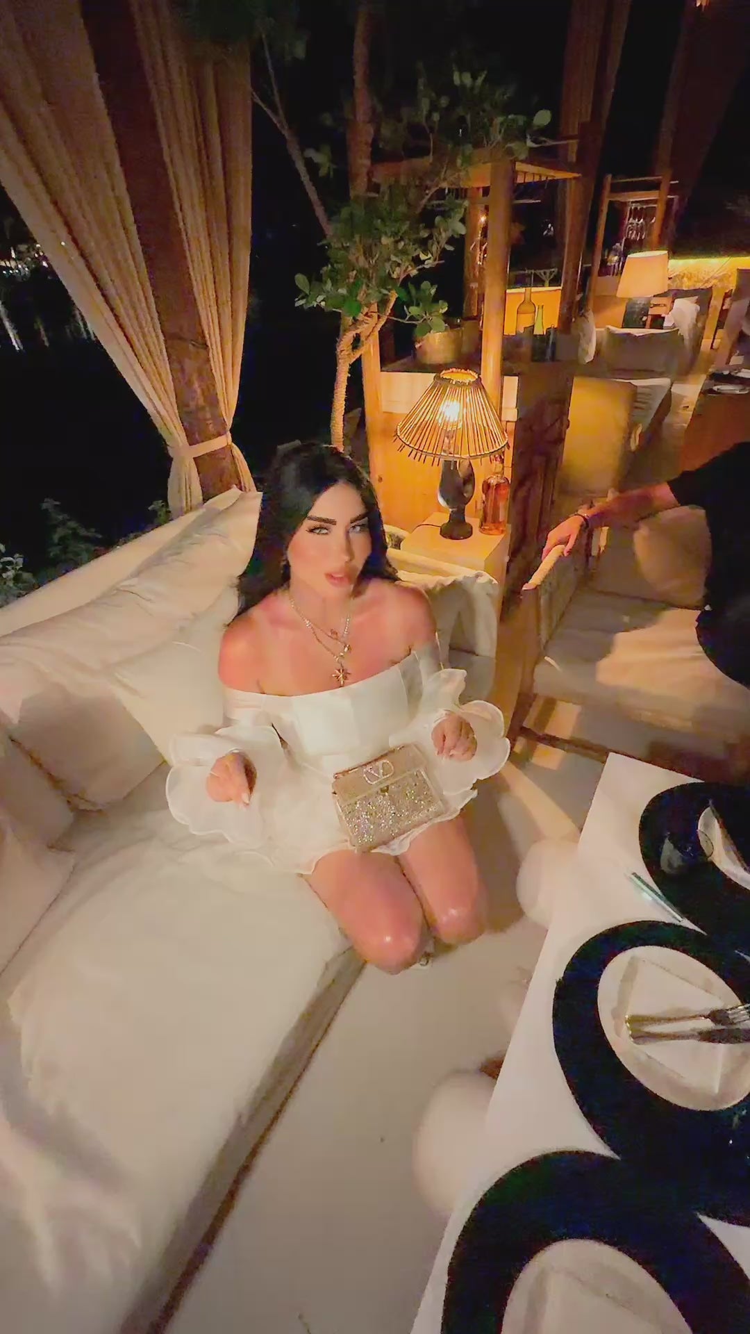 Fluffy Off-Shoulder Dress