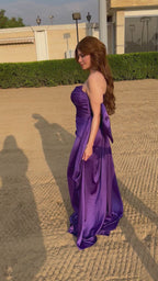 Violet bow dress